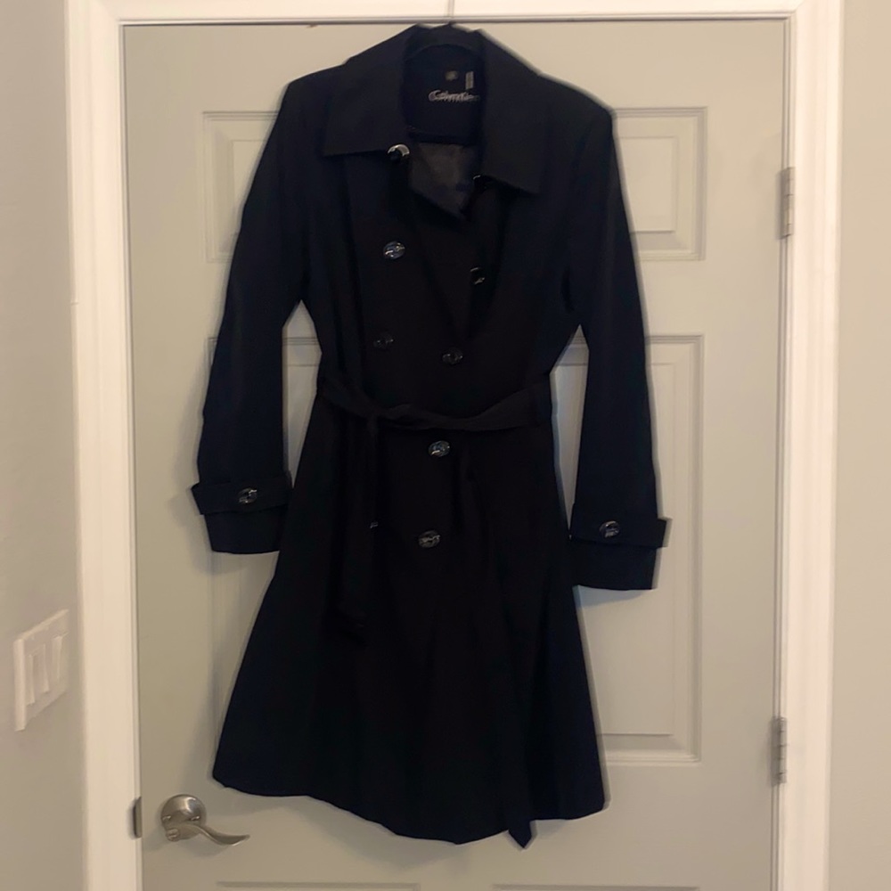 Calvin Klein trench coat double breasted